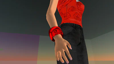 Gratis armband 'matcht' voorbijgangers in Second Life
