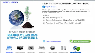 Dell plant bomen voor pc-kopers