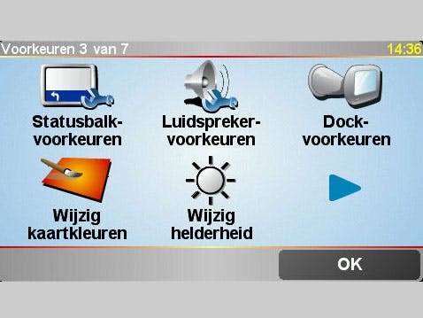 Aanwijzingen TomTom over de autoradio
