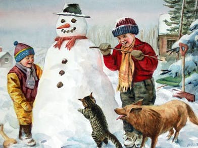 Winterpret op www.computeridee.nl