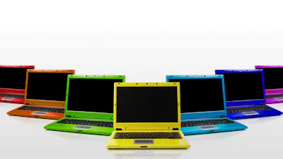 Alle kleuren van de regenboog