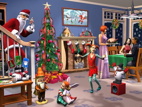 De Sims nu al in kerst-sfeer
