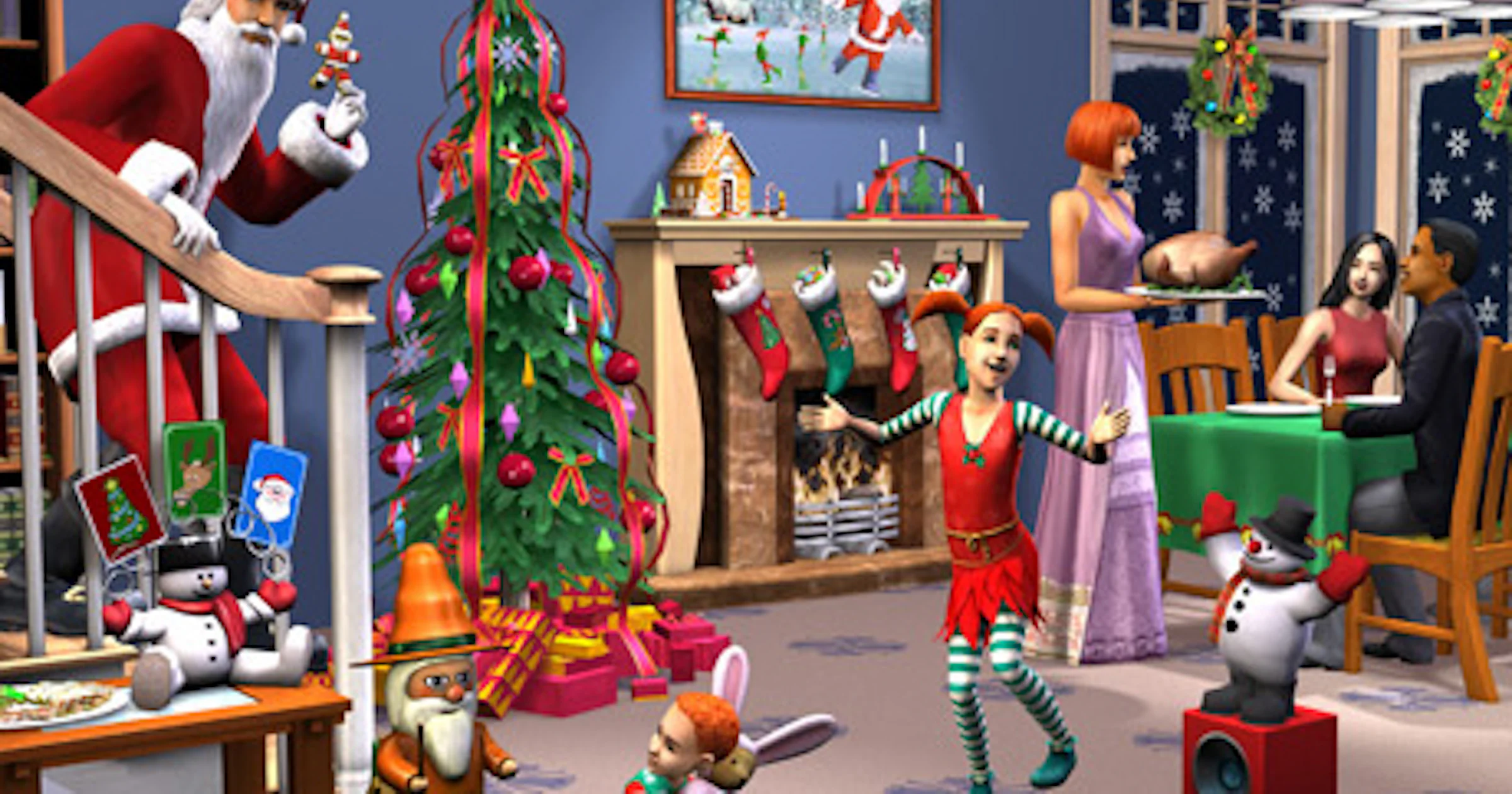 De Sims nu al in kerst-sfeer