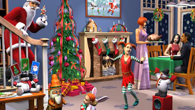 De Sims nu al in kerst-sfeer
