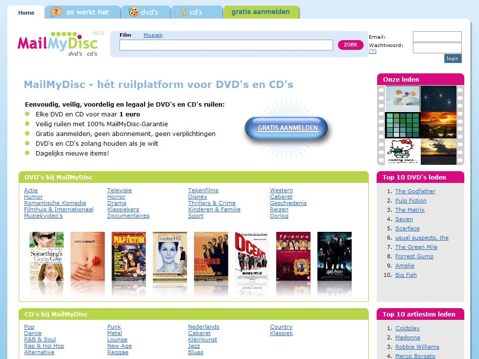 Liefhebbers beginnen legale online ruildienst