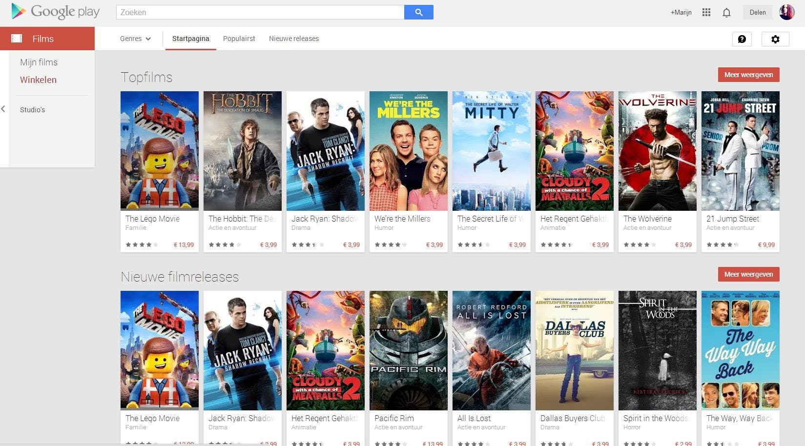 Chromebook-gebruikers kunnen offline films kijken met Google Play