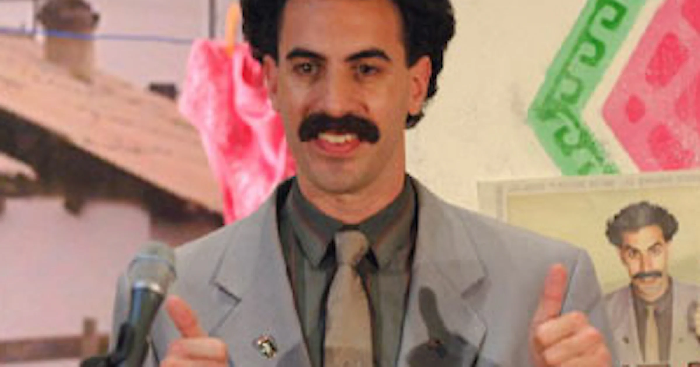 Van niets op drie in de Live.nlTop Tien: Borat scoort