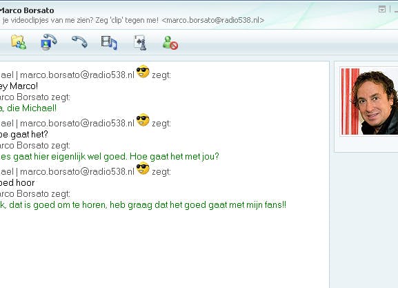 Marco Borsato heeft 50.000 MSN-buddies