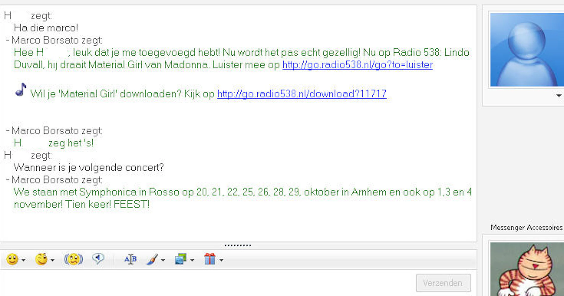 Marco Borsato eerste virtuele artiest op MSN Messenger