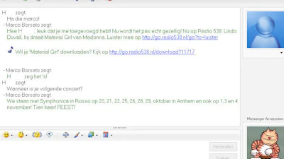 Marco Borsato eerste virtuele artiest op MSN Messenger