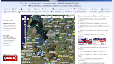 Online misdaadkaart voorspelt toename aantal inbraken