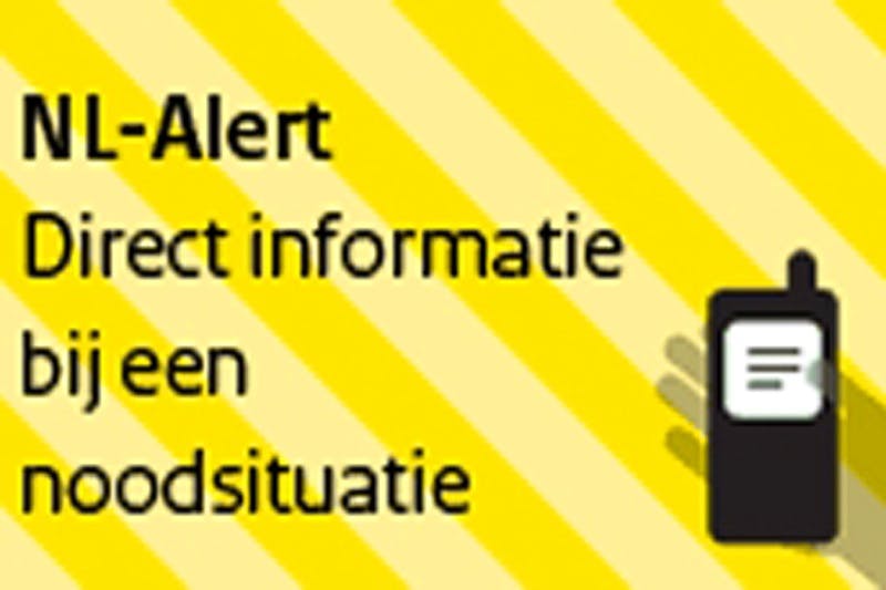 Vanmiddag nieuwe test NL-Alert