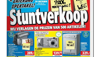 Reclamefolders in de e-mail