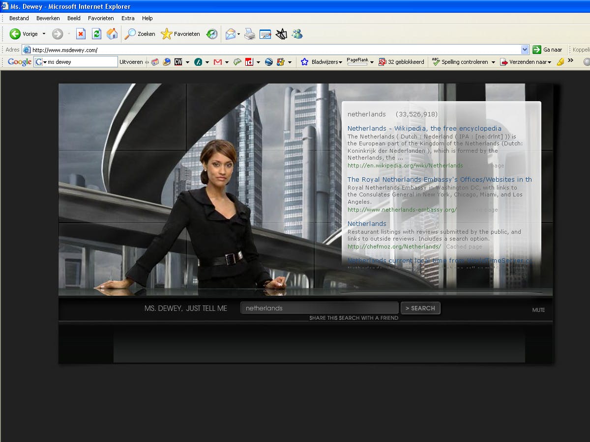 Nieuwe zoekmachine praat terug