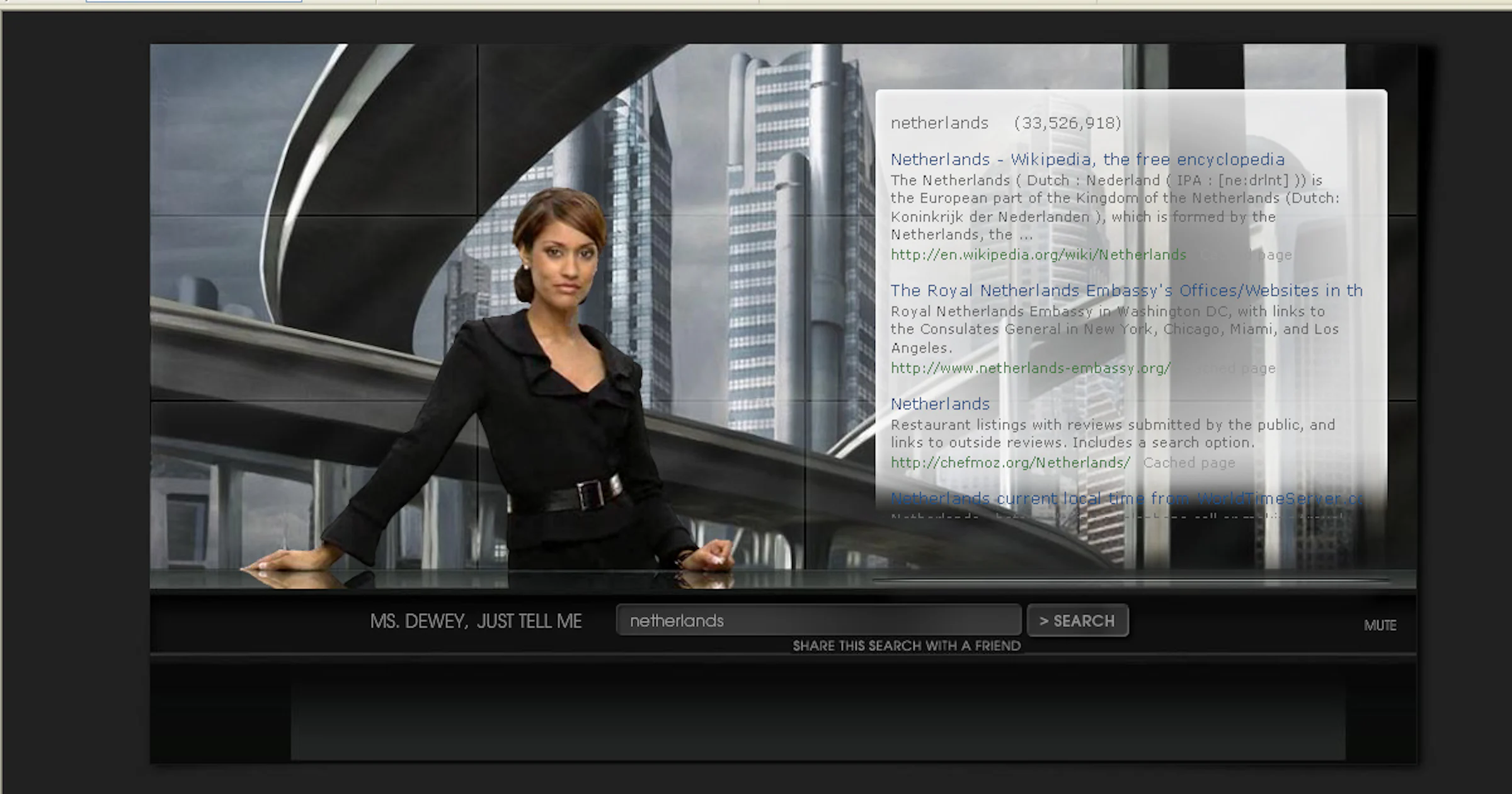 Nieuwe zoekmachine praat terug