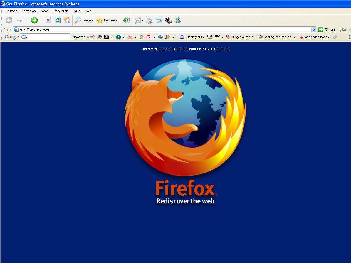 Firefox-fan zit Microsoft dwars