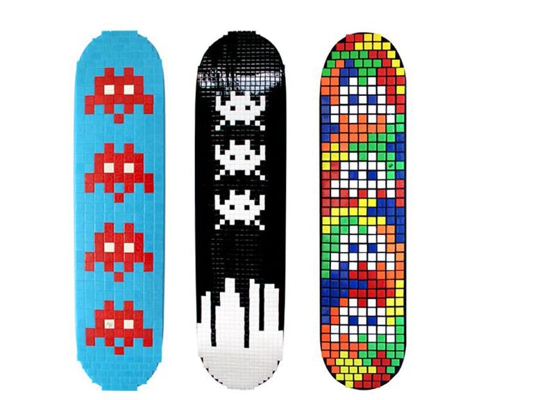 Space Invaders op wieltjes