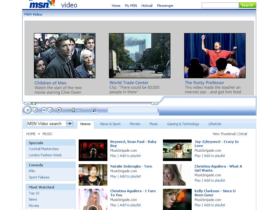 Popconcerten bijwonen via MSN