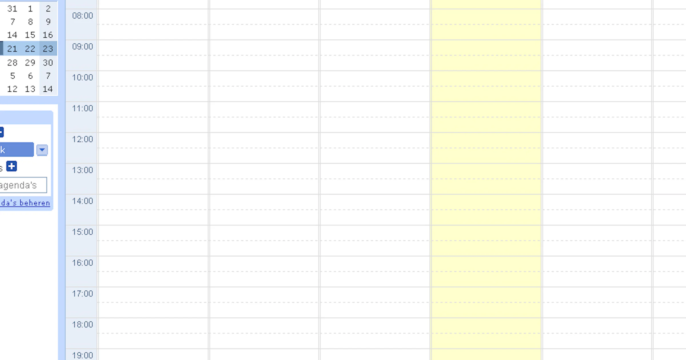 Google Agenda nu ook in het Nederlands