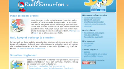 Smurfige smurfenruil op internet