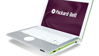 Nieuwe witte notebooks van Packard Bell