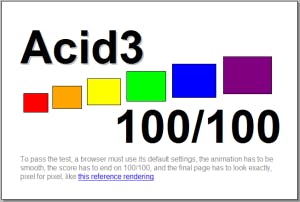 Alle browsers zakken voor Acid3-test