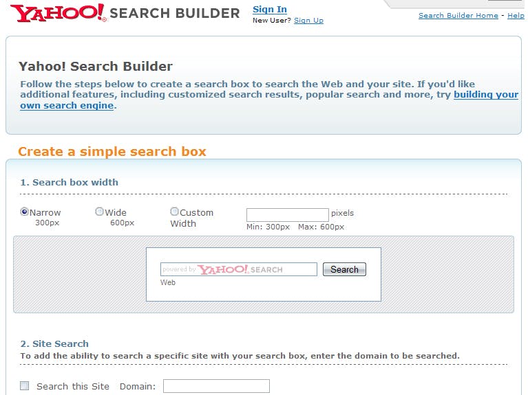 Yahoo komt met doe-het-zelf zoekmachine