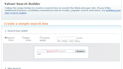 Yahoo komt met doe-het-zelf zoekmachine