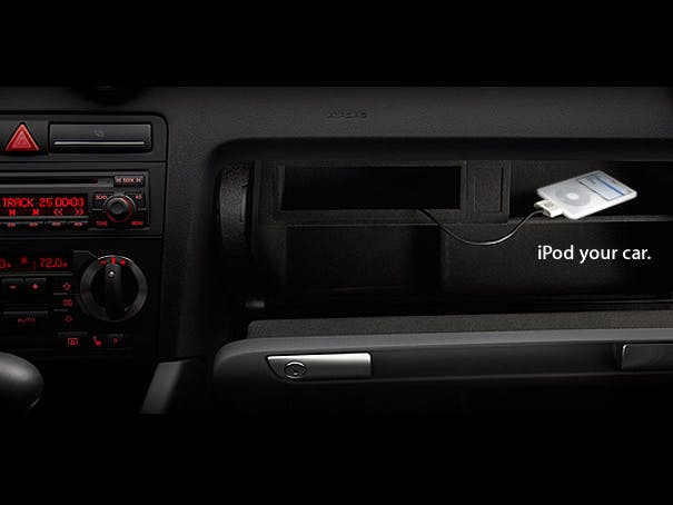 7 op de 10 nieuwe auto's heeft iPod-slot aan boord