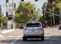 Zelfrijdende Google-auto's kunnen steeds beter in stadsverkeer rijden