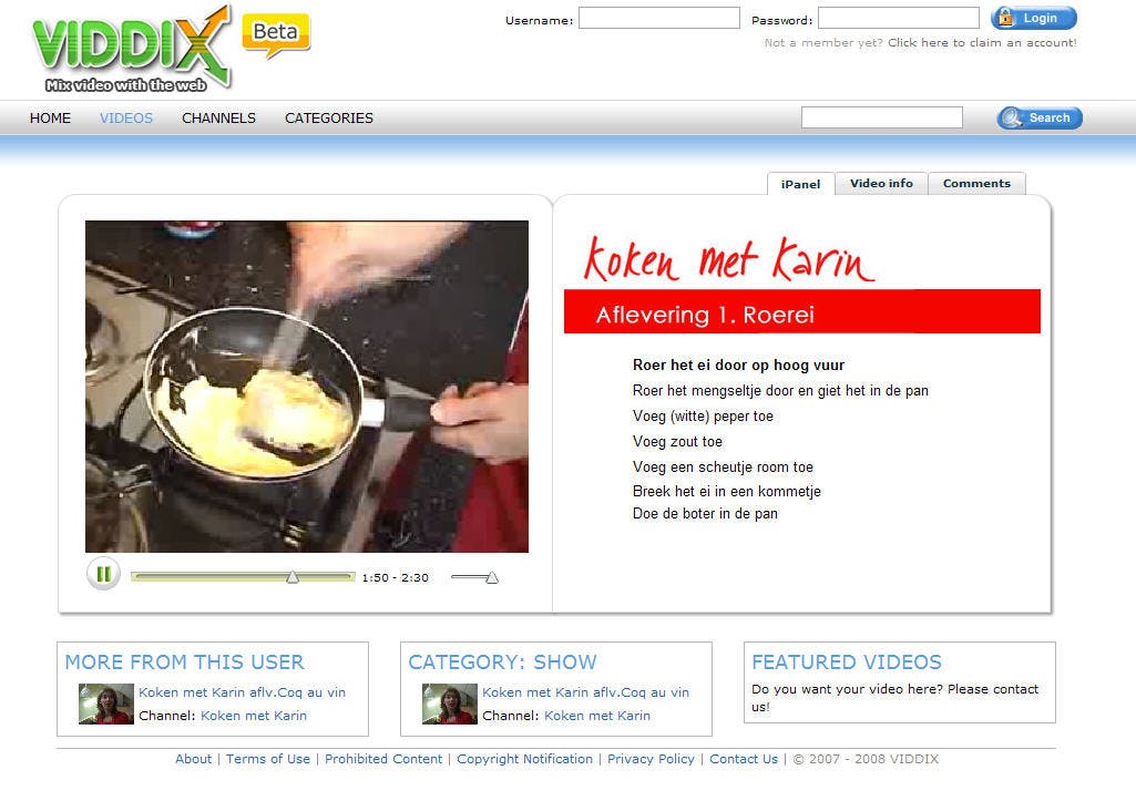 "Viddix gaat verder waar YouTube stopt"