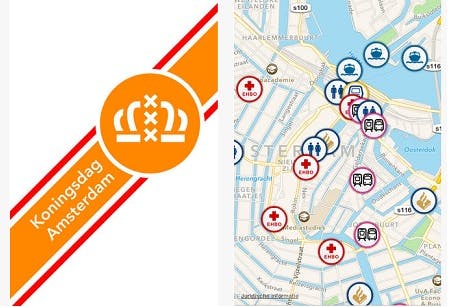 Amsterdam brengt app uit voor Koningsdag