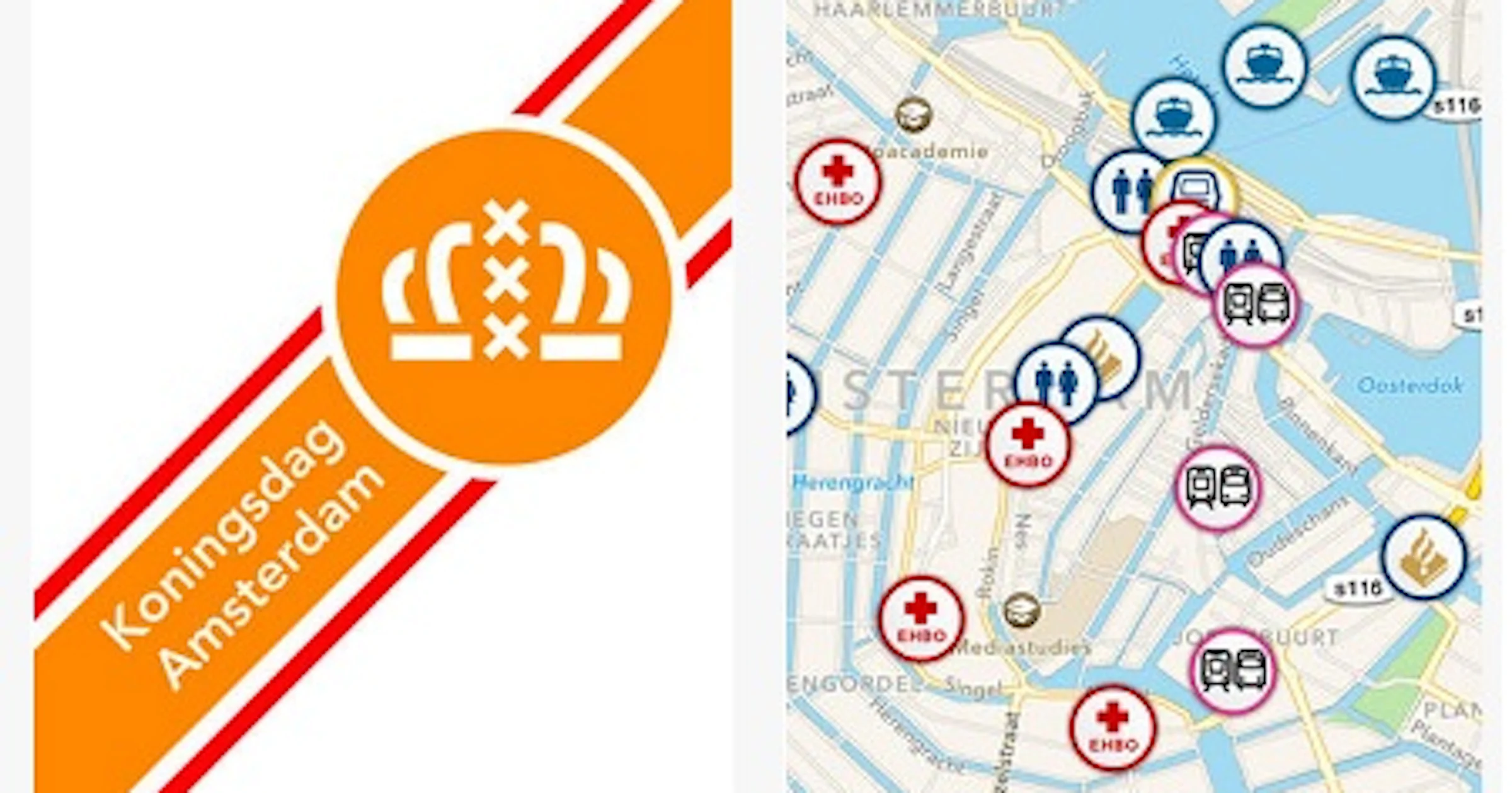 Amsterdam brengt app uit voor Koningsdag