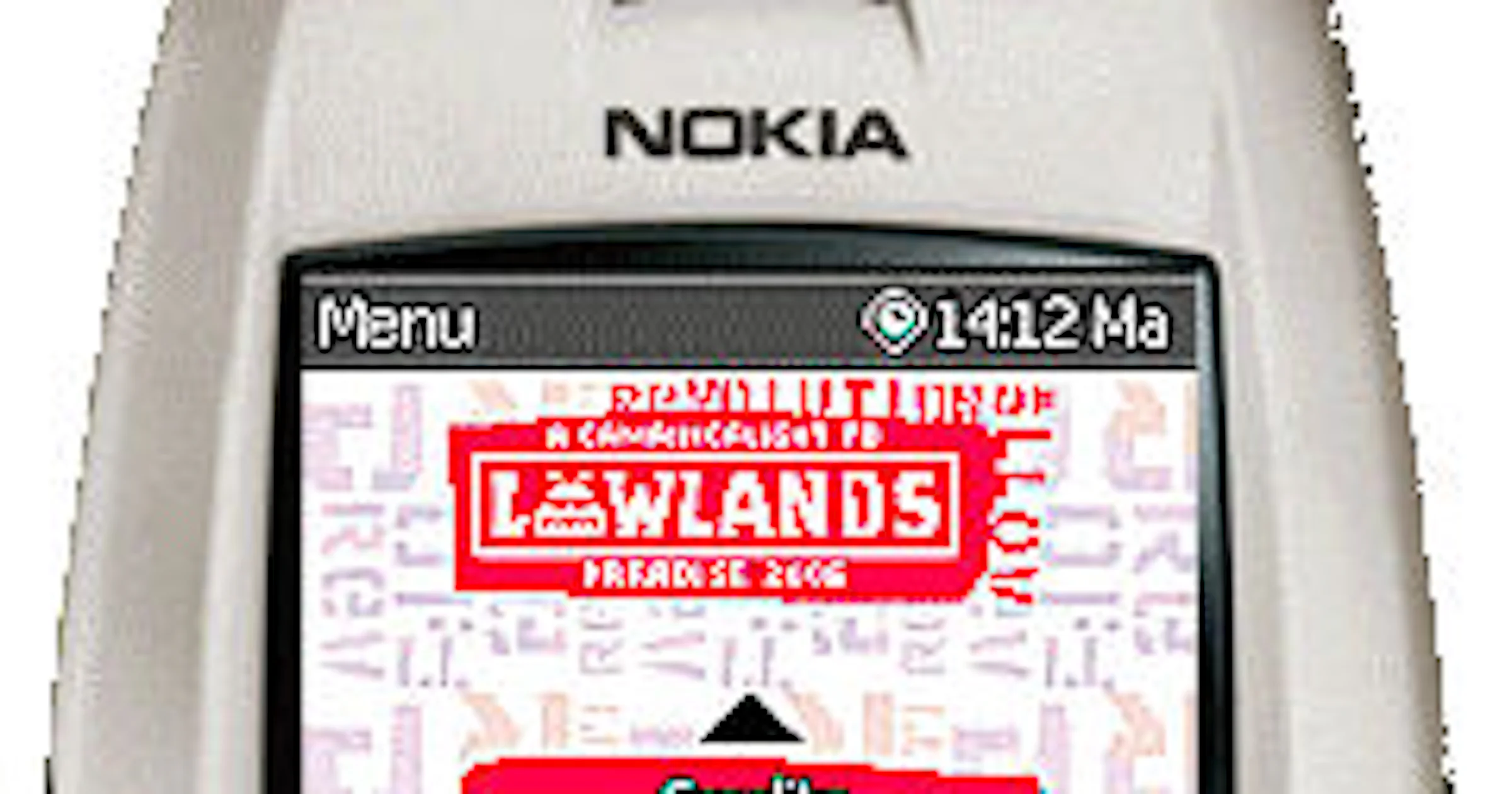 Lowlands-gids op de mobiele telefoon