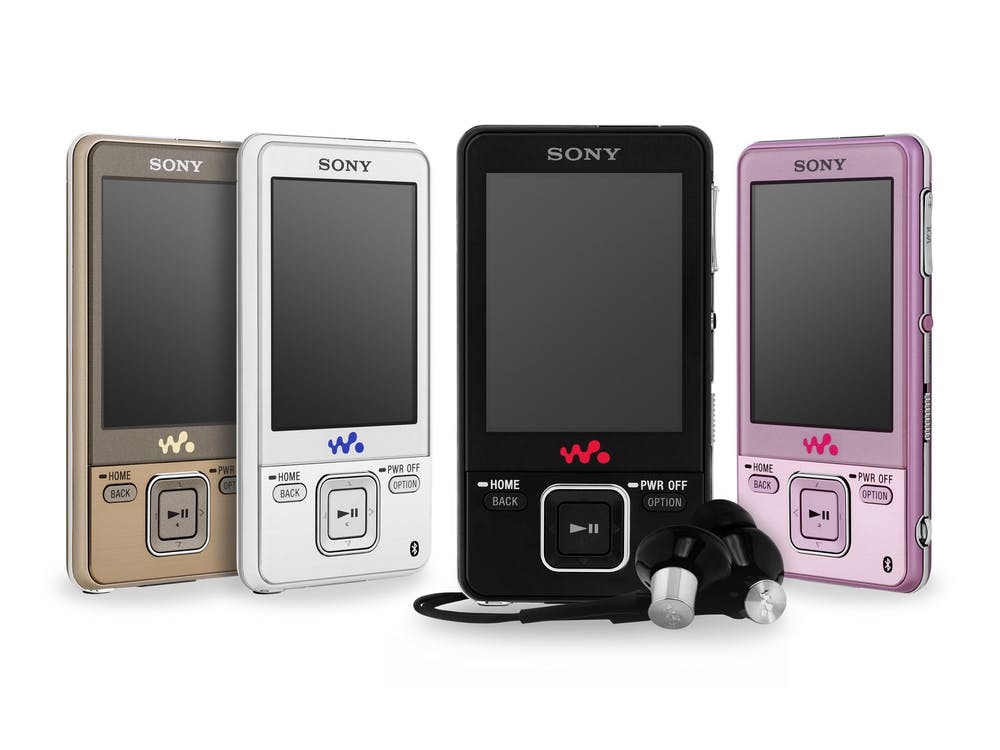 Nieuwe videowalkmans van Sony , inclusief bluetooth