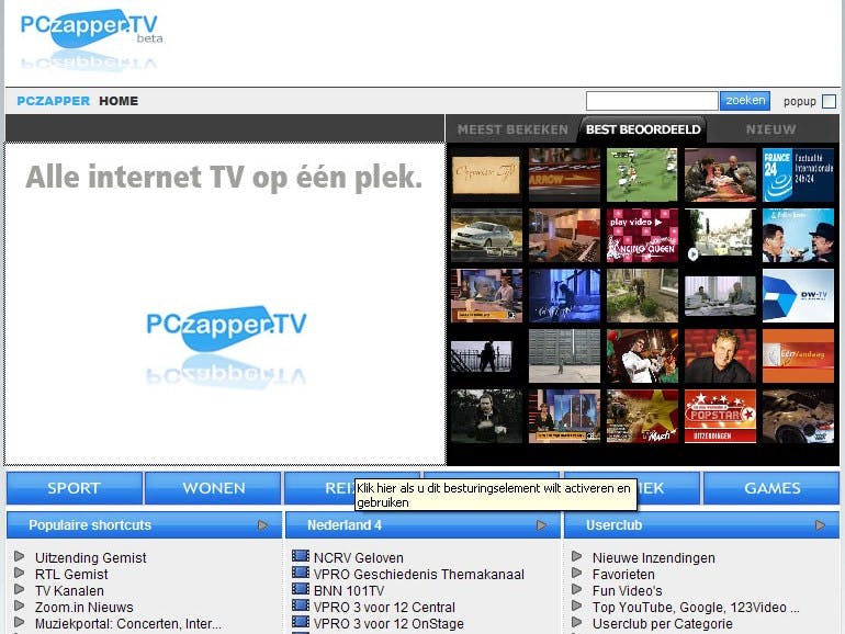 Omroep.nl populairste aanbieder internetvideo