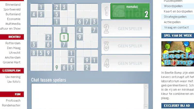 Eerste WK Sudoku op AD.nl