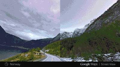 Terug in de tijd met Google Street View