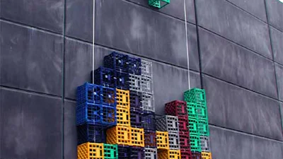 Tetris, maar dan in het echt