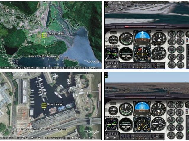 Google Earth maakt Flight Simulator nóg realistischer