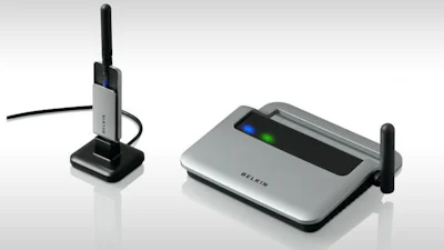 Draadloos usb-en met Belkin