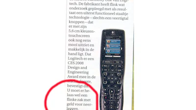 Rectificatie: geen 1250, maar 199 euro...