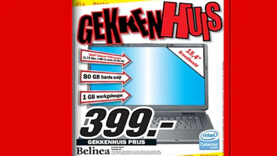 Belinea stunt met notebookprijs (mét XP!)