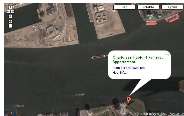 Rotterdamse makelaar zet Google Earth in