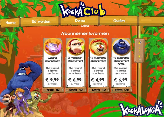 Vanaf morgen online kindergames huren