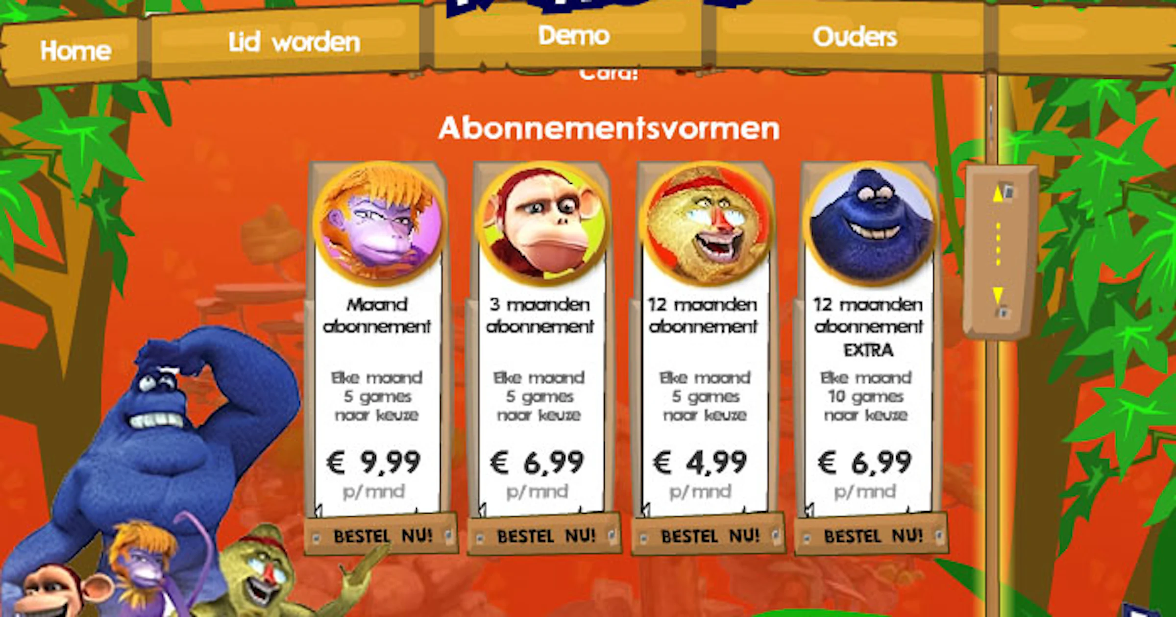 Vanaf morgen online kindergames huren