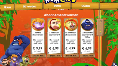 Vanaf morgen online kindergames huren