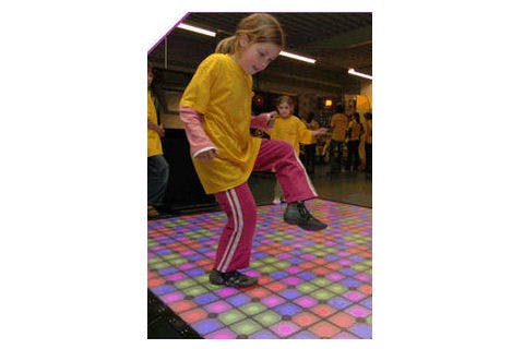 Eerste fitnesscentrum met interactieve games