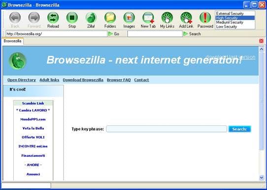 Browser Browsezilla blijkt stiekeme porno-bezoeker