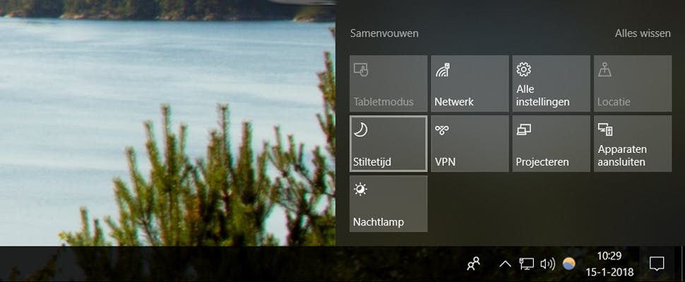 Stiltetijd in Windows 10 wordt slimmer